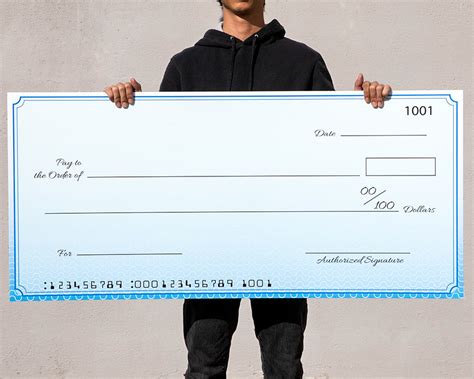 printing giant checks.